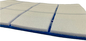 Patentli yapay çim alt katmanı 3 katmanlı laminatlı su drenajı yastığı FIFA standardı