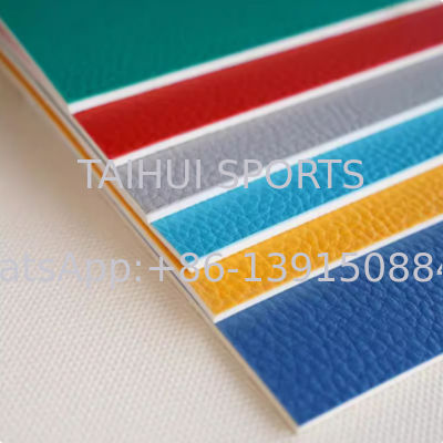Tenis Kortları / Basketbol / Badminton / Voleybol / Spor Salonları İçin PVC Spor Zemin Kaplaması