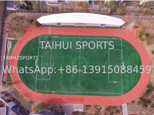 FIFA Standartı 8mm 10mm 15mm Spor Alanları için Mükemmel Şok emiciliği ile yapay çim alt katmanı