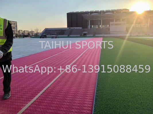 Futbol Beyzbol Hockey Rugby EN15530-4 için yapay çim alt örtüsü