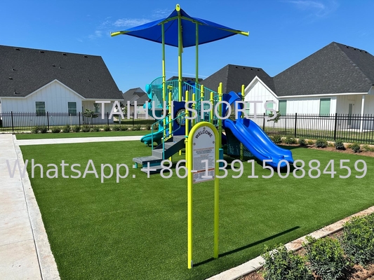 PE reçine oyun alanı şok çubuğu yapay çim bulmaca yastığı yumuşak katman 30mm 40mm 50mm UV dirençli daha fazla güvenlik ve keyif sağlar