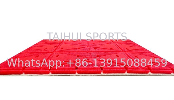 Yapay çim alt örtüsü için köpük şok emici yastık EN15530-4 / FIFA 2024