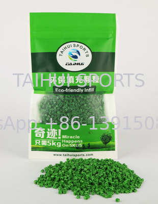 Anti UV Yapay Ot Doldurma TPE Granül Şok Emimi Futbol / Golf / Basketbol / Spor Salonu