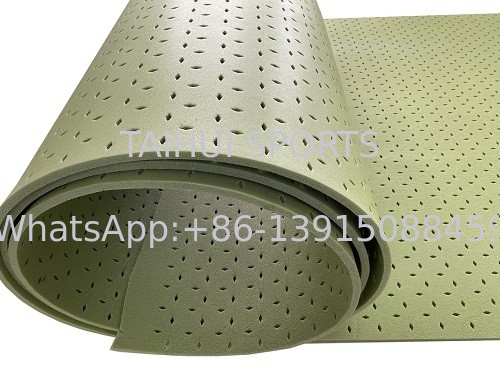 TAIHUI T2510G Şok Yastığı Alt Katmanı Hafif Tasarım Mükemmel Şok Emimi Özelleştirilebilir Rulo Uzunluğu Yüksek Dayanıklılık Yeşil/Özelleştir