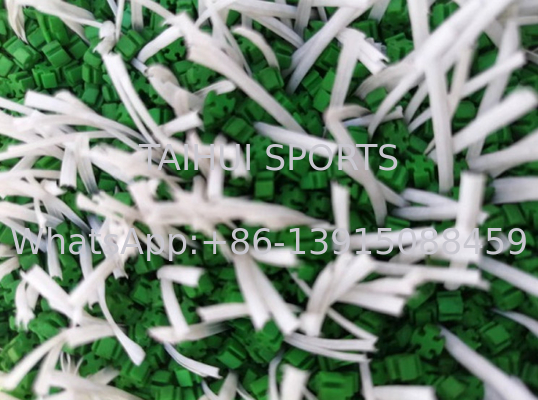 FIFA'da kullanılan doldurma granülü yapay çim sistemi TPE Termal plastik elastomer düşük yoğunluklu UV direnci T12R