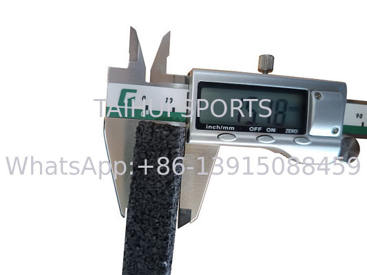 15 mm Siyah SBR Granül Kauçuk Çatısı Kapalı Spor Salonu Hockey için Şok Yastığı