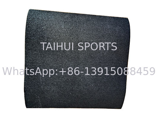 15 mm Siyah SBR Granül Kauçuk Çatısı Kapalı Spor Salonu Hockey için Şok Yastığı