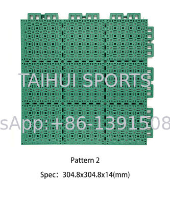 Polypropylene Interlocking Floor Tiles with High Compression Resistance and Quick Installation for Sports Courts