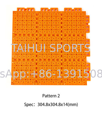 Basketbol, Tenis ve Futbol Sahaları İçin Çevre Dostu Dayanıklı Yangın Geciktirici Polipropilen Spor Zemin Kaplaması ve Geçmeli PP Karo