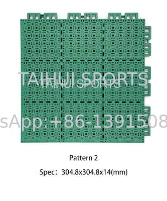 Basketbol, Tenis ve Futbol Sahaları İçin Çevre Dostu Dayanıklı Yangın Geciktirici Polipropilen Spor Zemin Kaplaması ve Geçmeli PP Karo
