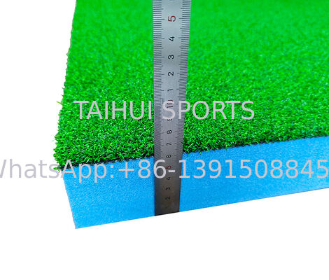 30-80mm HIC/CFH Tested Shock Absorbing Playground Shock Pad with High Water Permeability Yapay Çim Bulmaca Pad
