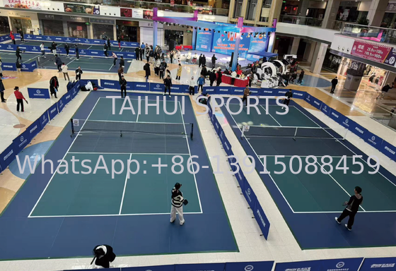 2mm/2.5mm/3mm Kalınlığı Pickleball Zemin Tam Rulo Vinil Spor Zemin
