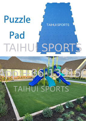 10-100mm kalınlığındaki yumuşak düşme bağlantılı güvenlik matası ve HIC & CFH garantili oyun alanı şok yastığı