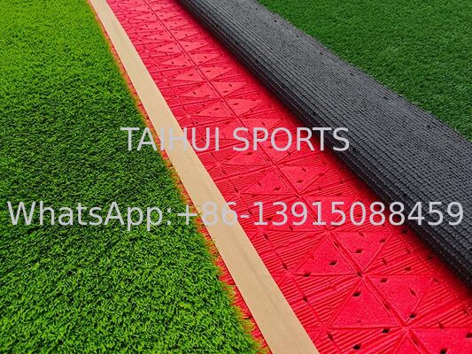 Spor Alanı için FIFA Sertifikalı Şok Yastığı 10mm 12mm 15mm 20mm PE köpüklü yapay çim alt katmanı