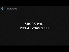 Yapay çim spor alanları için köpük şok tabanı 8mm-20mm