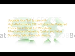 Yüksek Performanslı TPE Doldurma Granülleri ile Çim Sisteminizi Geliştirin Yapay Çim için Tercih Edilen Seçim Dünya Çapında FIFA Standartı Kalite ve Değer Sağlayan Dayanıklılık, Güvenlik, Düşük Toplu yoğunluk