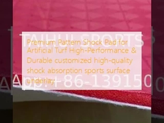 Yüksek performanslı yapay çim için Premium Pattern Şok Pad