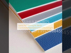 Tenis Kortları/basketbol/badminton/voleybol/spor salonu için PVC Spor Zemin Kaplaması