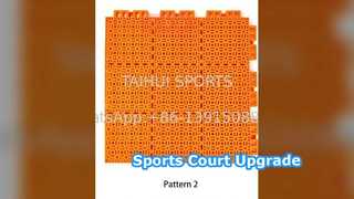 Dayanıklı Spor Zemin Kaplaması Kolay Kurulum Drenajı